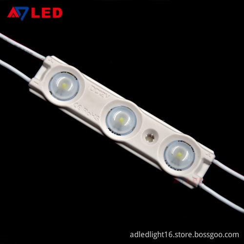 Adled Light 12v led module pcb 3leds waterproof ce&rohs led modulefor textile light box